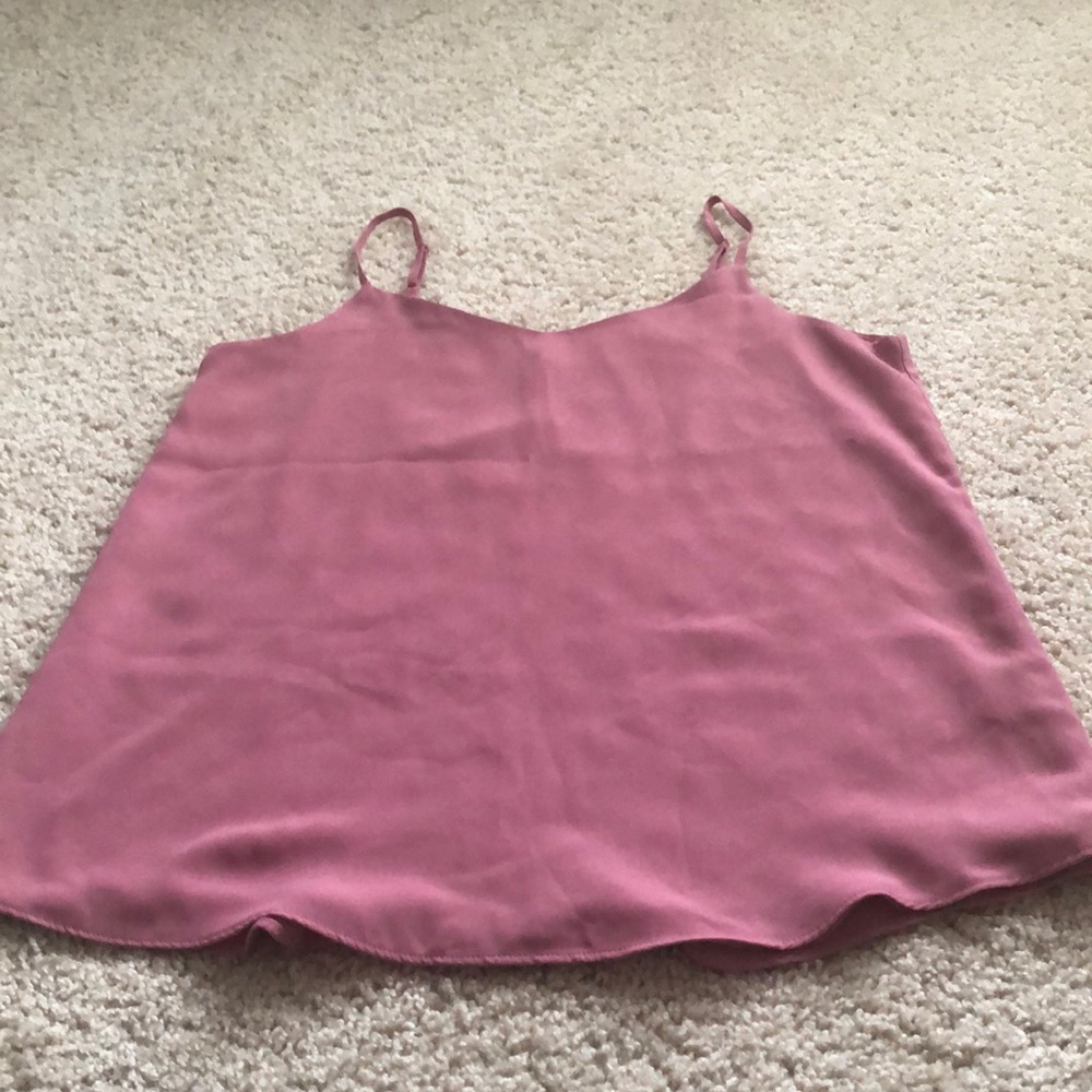 Pink dressy tank